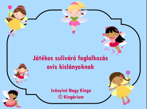 Játékos flipchartok iskolaelőkészítő foglalkozásra