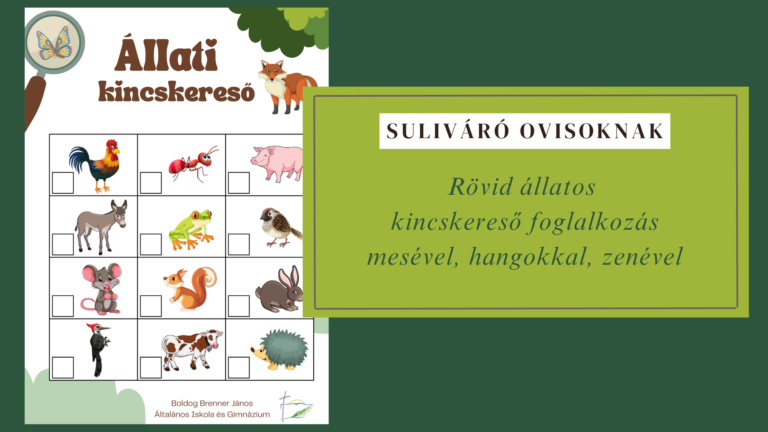 Suliváró ovisoknak – állatos foglalkozás